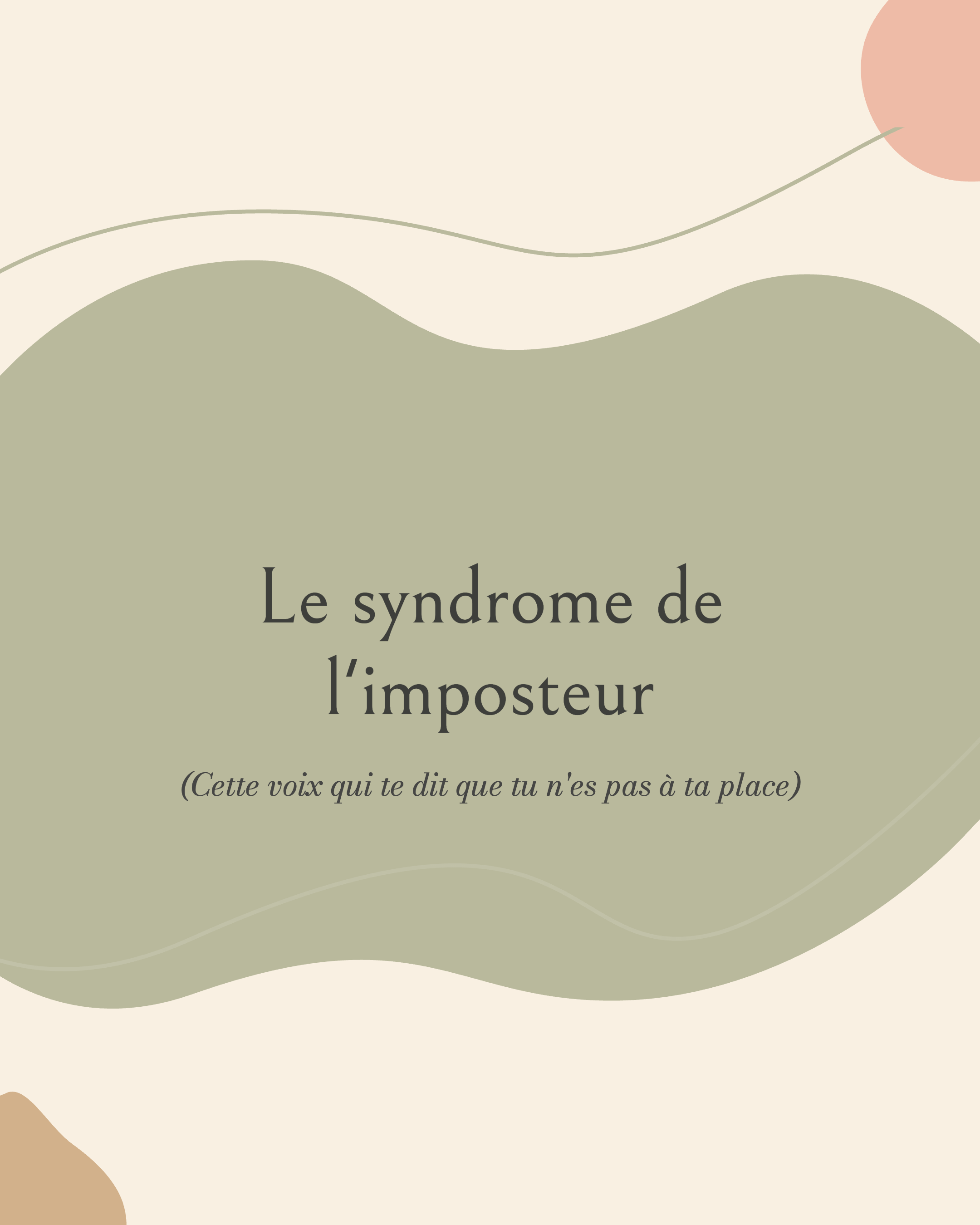 syndrome de l'imposteur