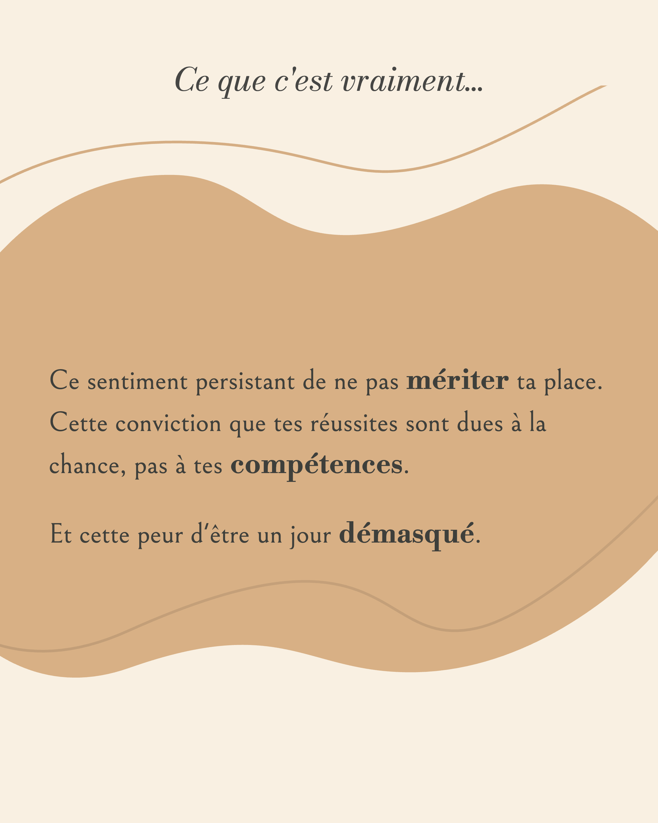 syndrome de l'imposteur